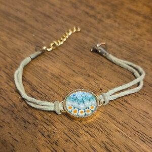 Murano Glass Floral Bracelet